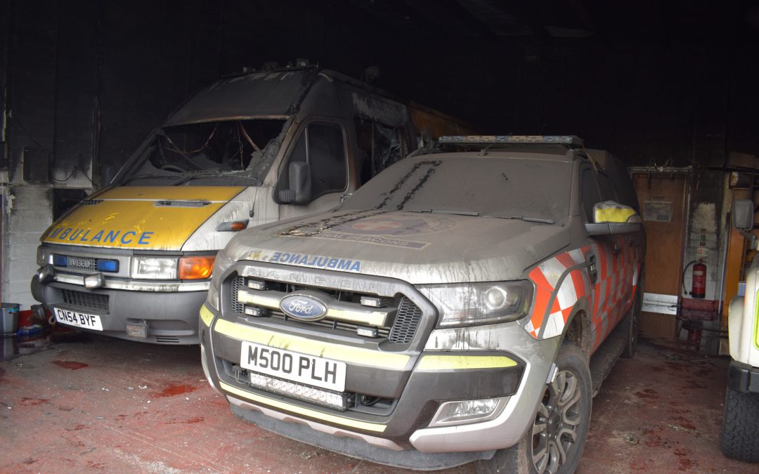 Severe Fire Damage at Rescue Centre